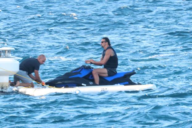 Zlatan Ibrahimovic And His Wife Helena Seger In Sardinia