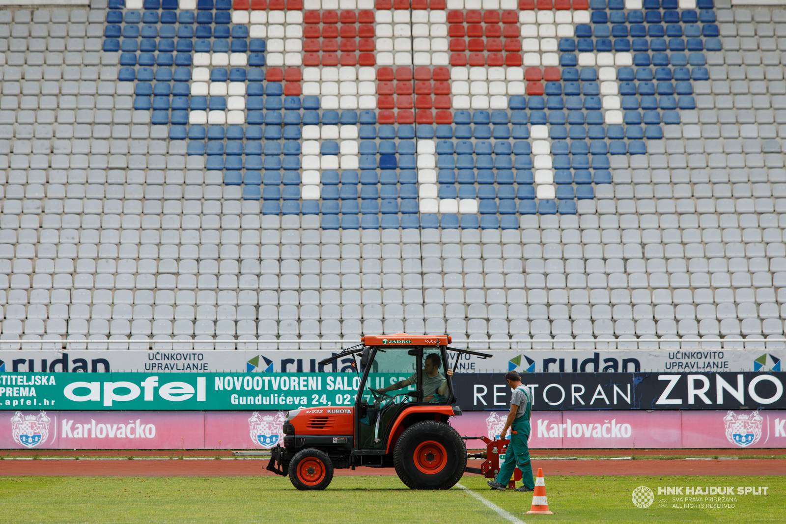 Gattuso i Dalić mogu odahnuti, Hajduk je u reprezentativnoj stanci obnovio travu na Poljudu