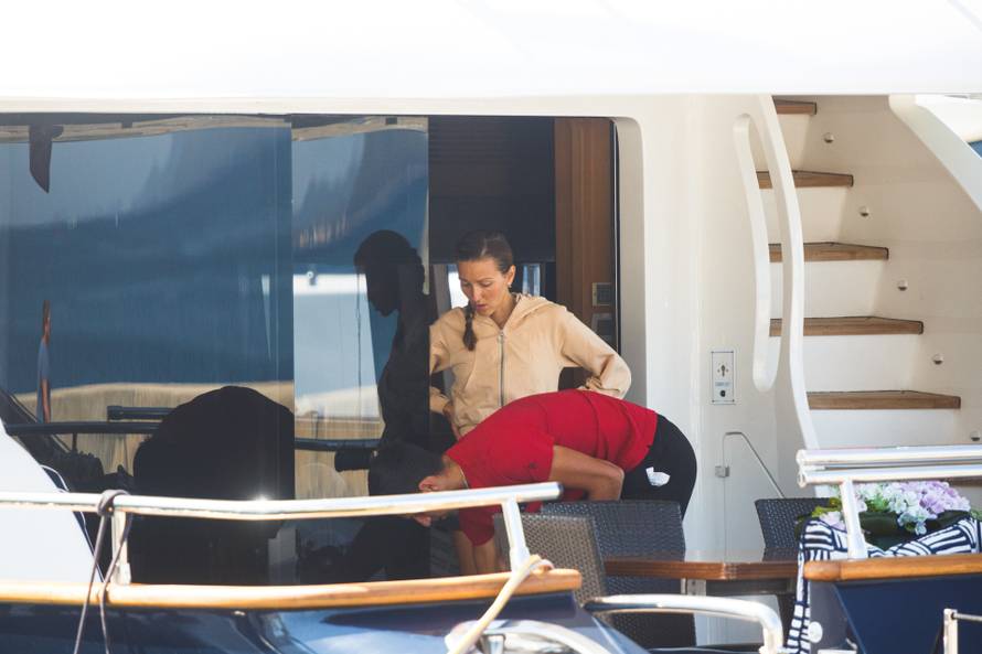 Zadar: Novak Đoković s obitelji na jahti Asha