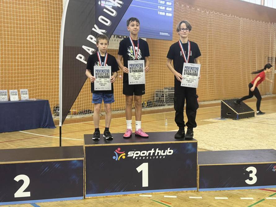 Sjajna dominacija: Najbolji hrvatski parkour sportaši osvojili su zlato u Nedelišću