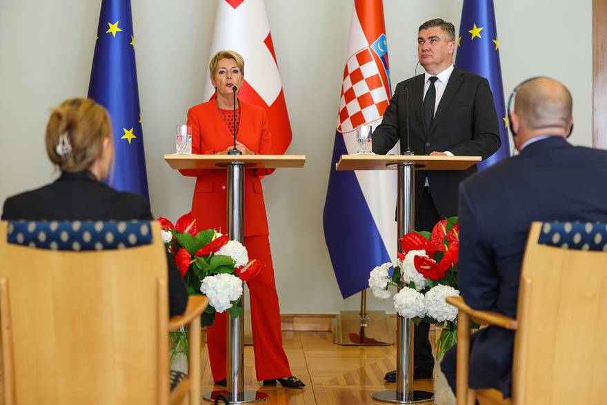 Milanović i Keller-Sutter dali su izjavu nakon sastanka