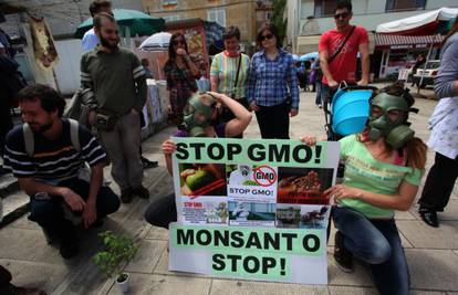 Protiv GMO-a i Monsanta se prosvjedovalo i u Zagrebu