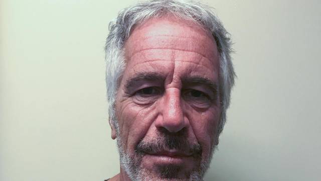 Jeffrey Epstein appears in a photo taken for the NY Division of Criminal Justice Services' sex offender registry