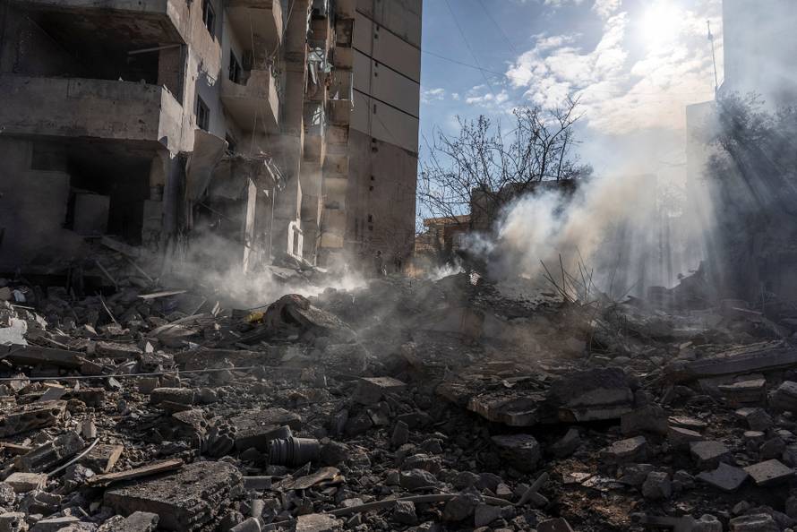 Aftermath of Israeli strikes in south Lebanon