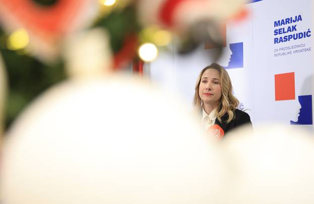Zagreb: Marija Selak Raspudić održala je konferenciju za medije 