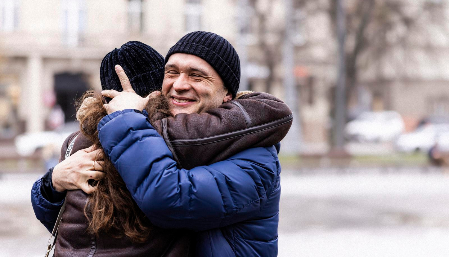 Saška nije vidjela oca još od početka rata. Odveli smo je za Božić u Ukrajinu. Sad su zajedno