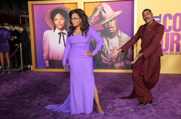 Premiere of the film "The Color Purple" in Los Angeles