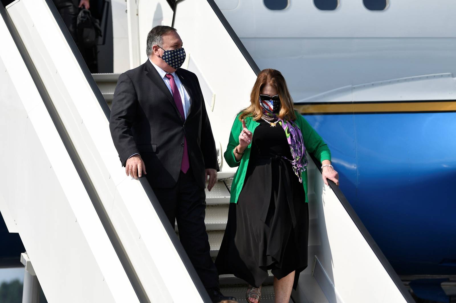 U.S. Secretary of State Pompeo arrives in Slovenia