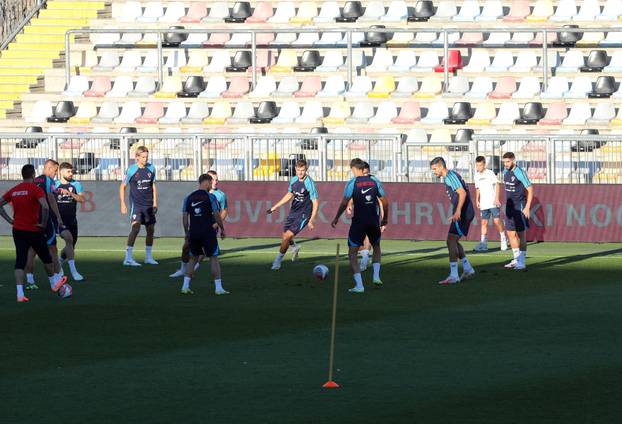 Rijeka: Trening Hrvstake nogometne reprezentacije