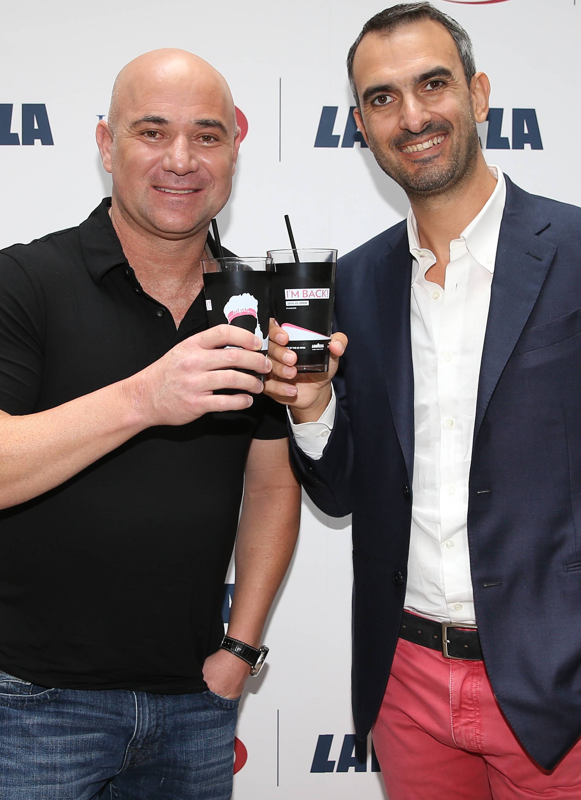 US OPEN: LAVAZZA PARTNERS WITH TENNIS LEGEND ANDRE AGASSI