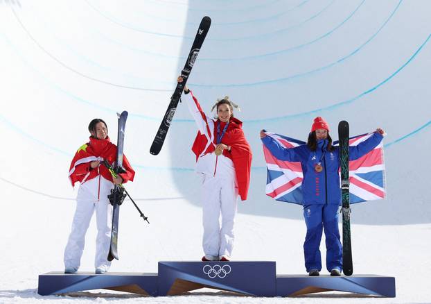 Freestyle Skiing - Women's Freeski Halfpipe Victory Ceremony