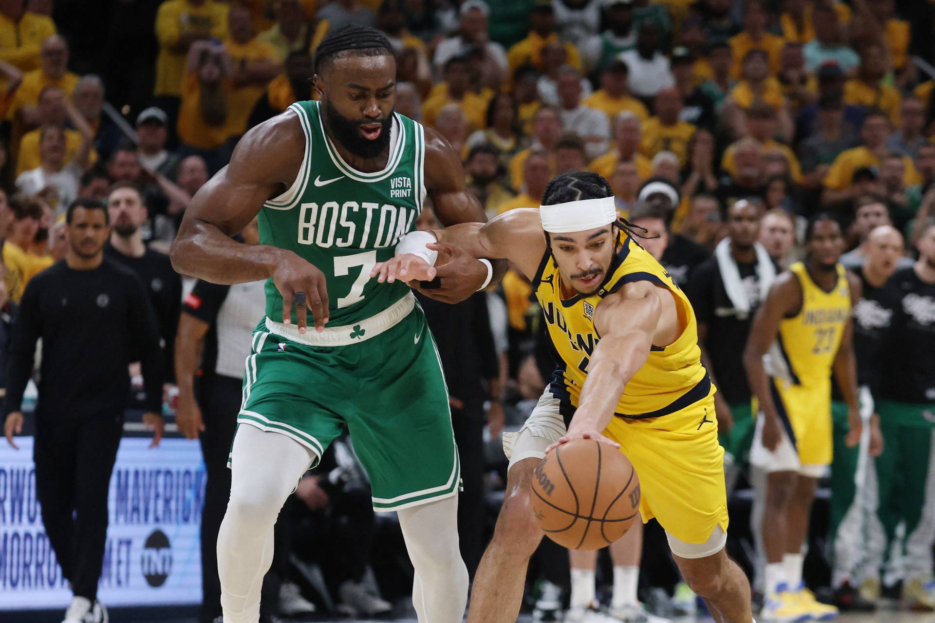 NBA: Playoffs-Boston Celtics at Indiana Pacers