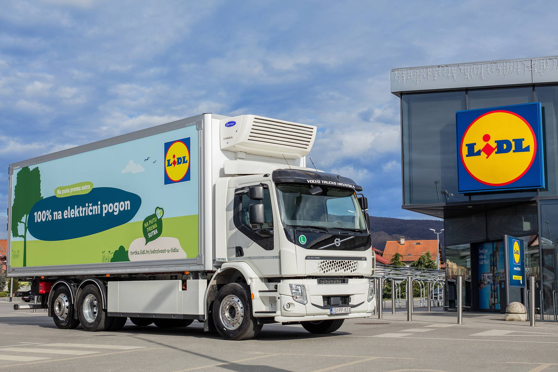 Lidl Hrvatska predstavio prvi potpuno električni kamion