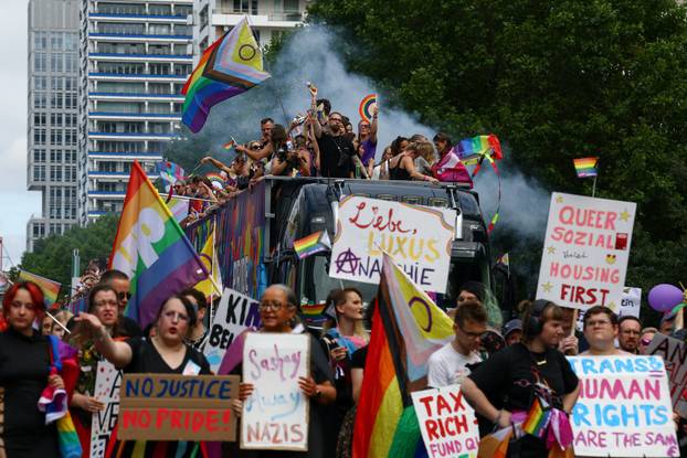 Christopher Street Day LGBTQ+ Pride march, in Berlin