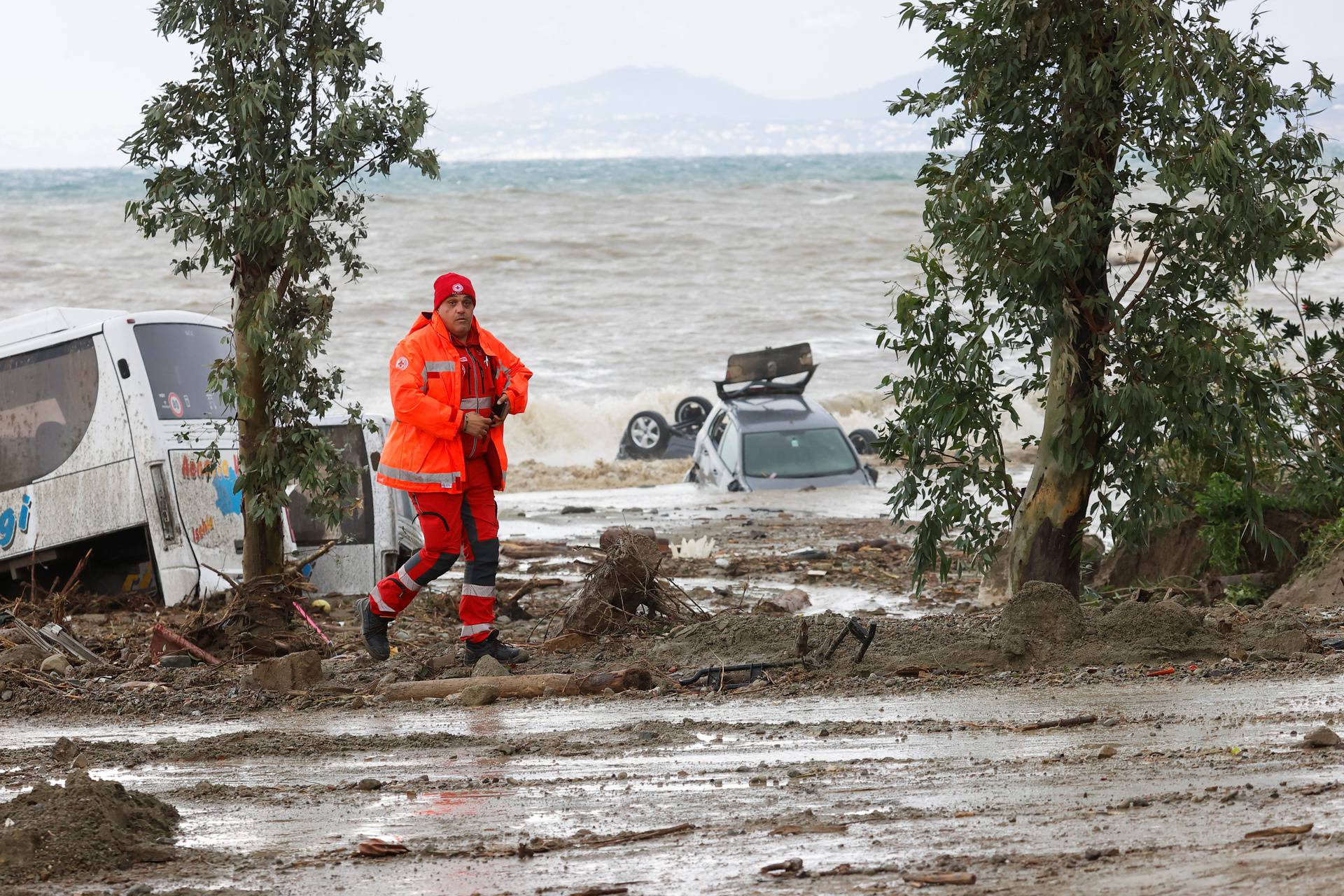 Landslide on the Italian holiday island of Ischia