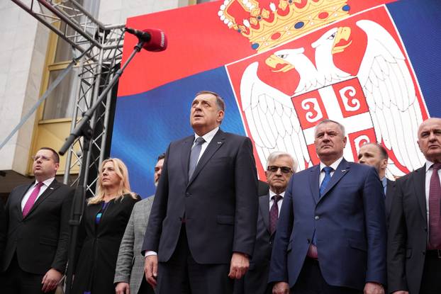 Banja Luka: Skup podrške Miloradu Dodiku nakon izricanja presude