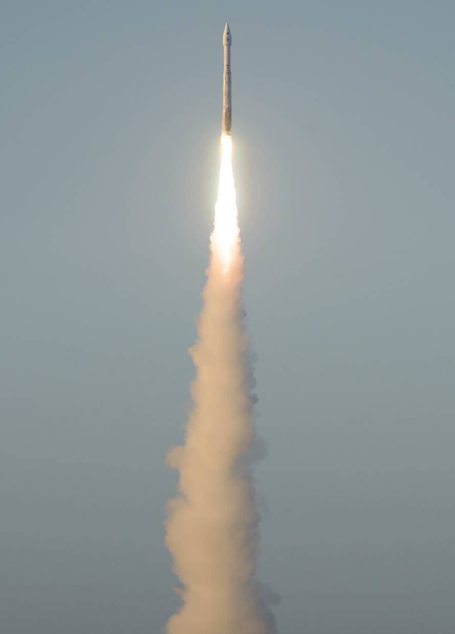The United Launch Alliance Atlas V rocket carrying NASA's Origins, Spectral Interpretation, Resource Identification, Security-Regolith Explorer (OSIRIS-REx) spacecraft lifts off on from Space Launch Complex 41 at Cape Canaveral Air Force Station
