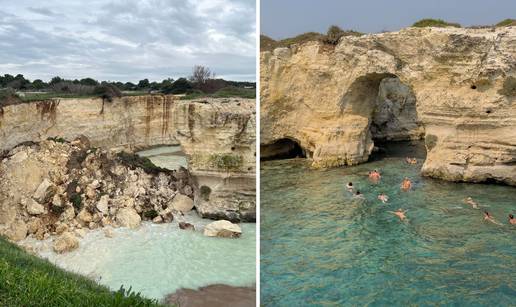FOTO Slavni 'ljubavni luk'  na Valentinovo zavr&scaron;io u Jadranu. Hit lokaciju uni&scaron;tila je oluja