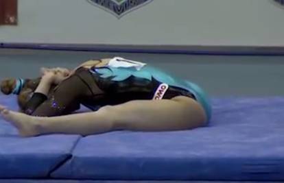 Skoro slomila vrat: Stravičan pad talijanske gimnastičarke