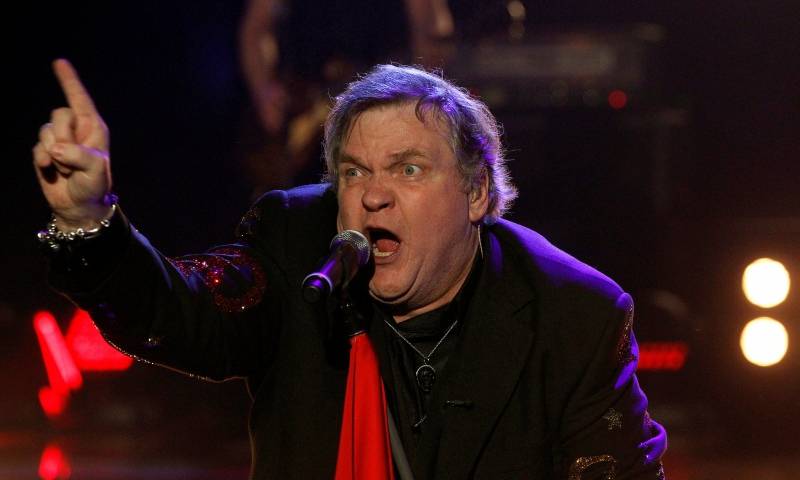 Meat Loaf performs during the German game show "Wetten Dass" in Friedrichshafen