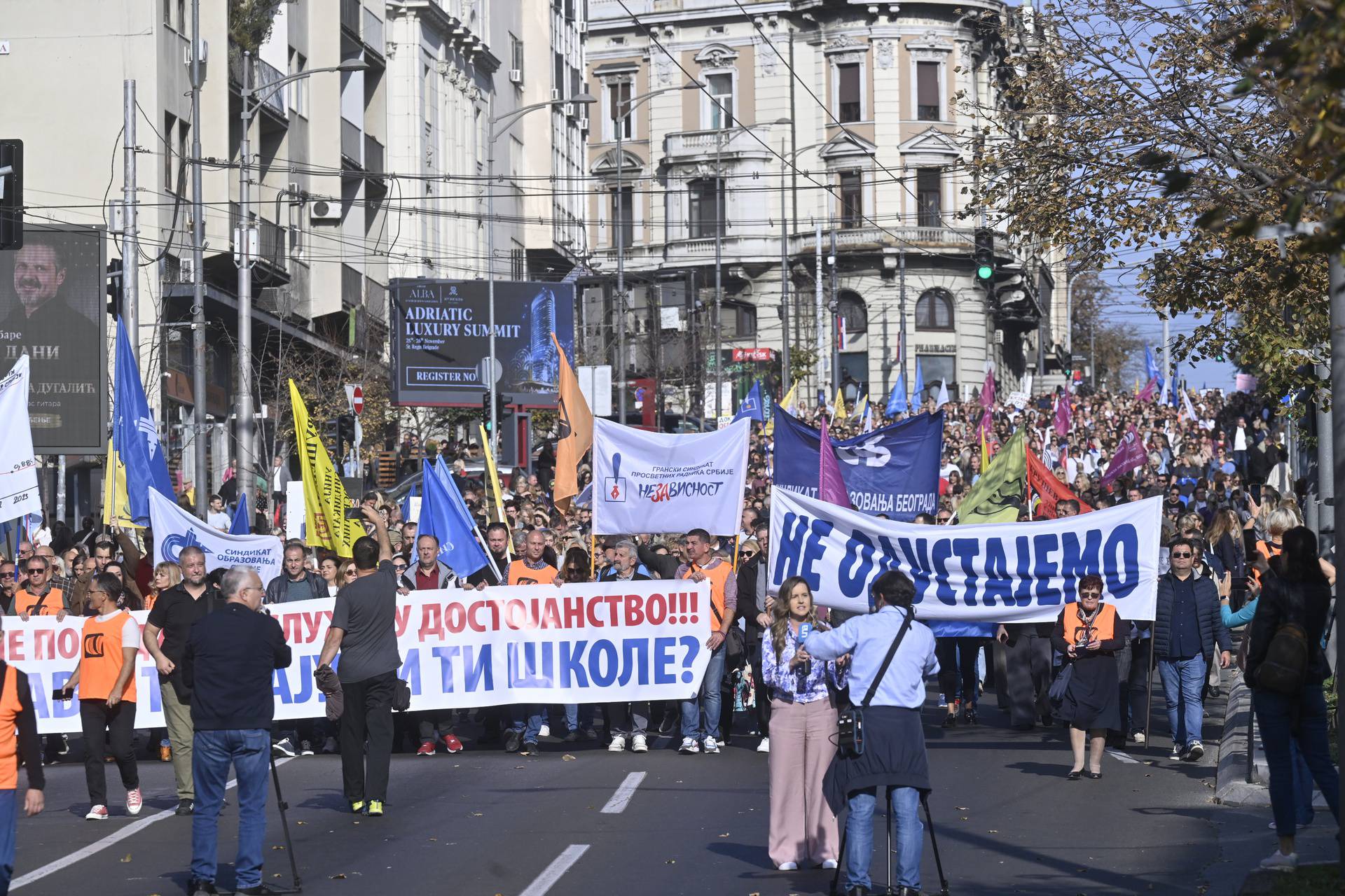 Beograd: Prosvjed prosvjetnik radnika, diljem Srbije štrajk u školama