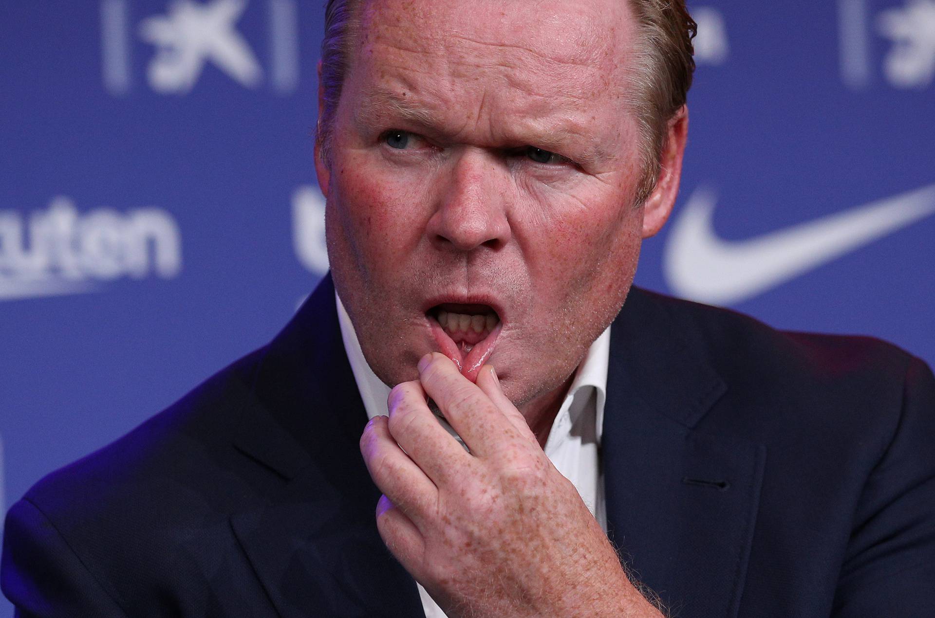 Barcelona unveil new coach Ronald Koeman