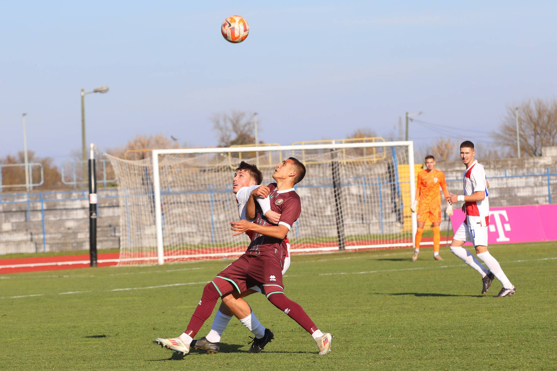 Karlovac:Utakmica Hrvatska - Bjelorusija U-19