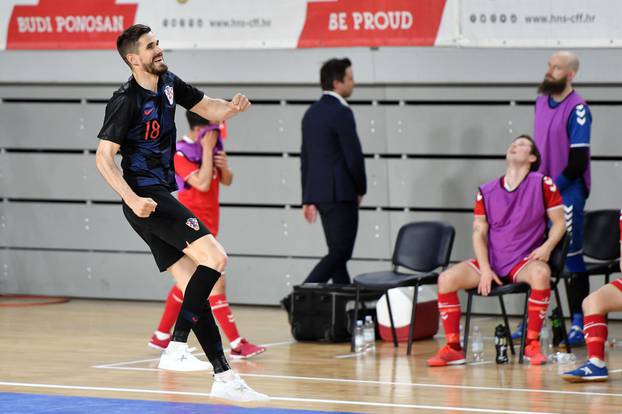 Varaždin: Kvalifikacijska futsal utakmica za Euro 2022. između Hrvatske i Danske