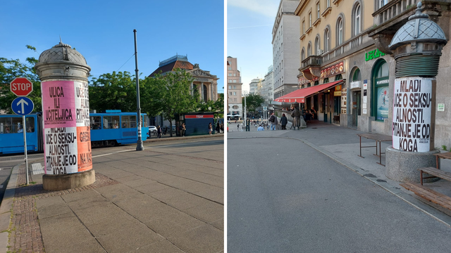 Po Zagrebu osvanuli plakati s porukama "Ulica ili učiteljica". Doznali smo što stoji iza njih