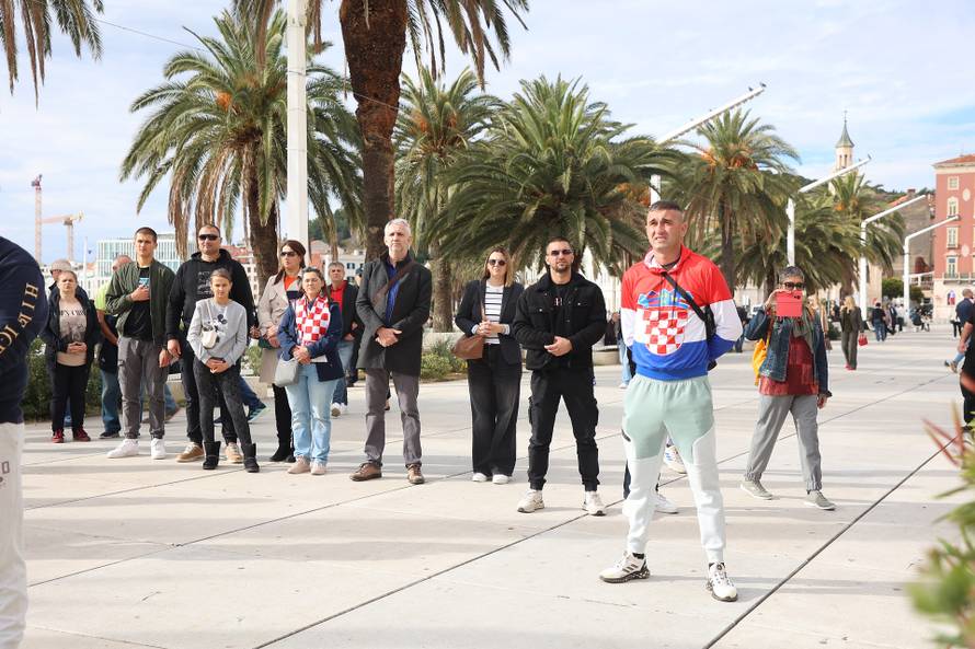 Split: Prosvjed protiv stranih radnika