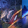 Teška nesreća kod Virovitice: Automobilom sletio s ceste u jarak, vatrogasci izvukli vozača