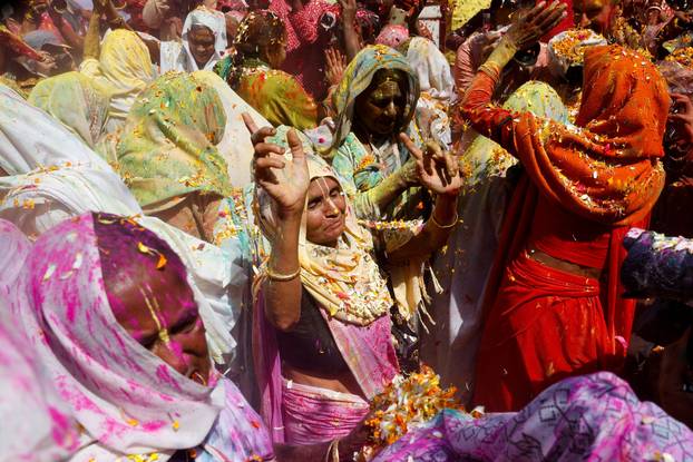 Holi celebrations in Vrindavan