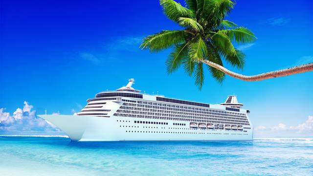 Cruise,Ship,Travel,Beach,Seascape,Vacation,Concept