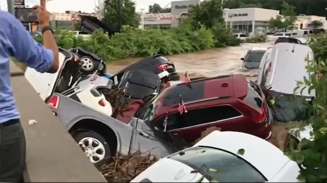 Rijeka automobila: Poplava je ispraznila cijeli auto salon