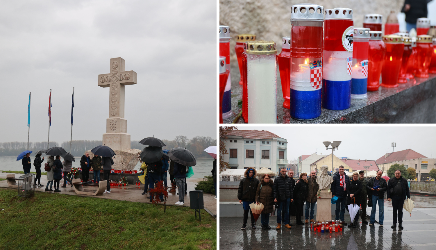 Svečani program u Vukovaru: Tisuće u Koloni sjećanja unatoč jakoj kiši. Milanović u Škabrnji