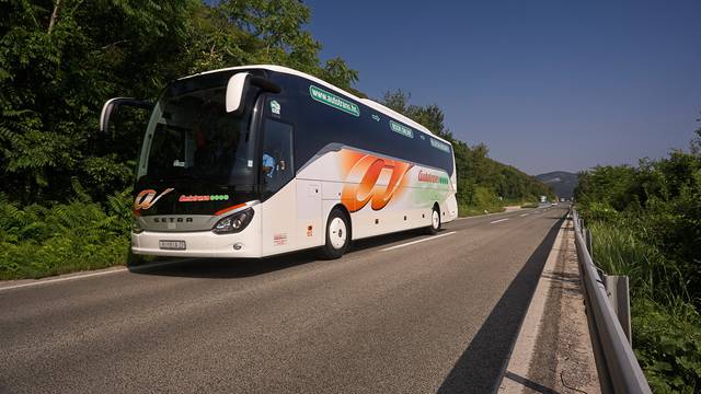 Autotransov autobus na Kvarnerskoj rivijeri