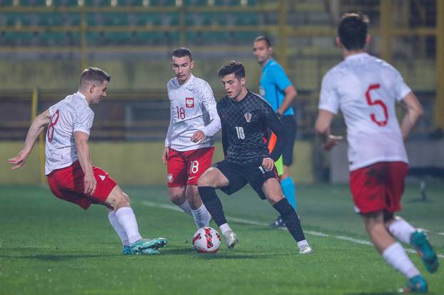 Prijateljski suret U-21 reprezentacija Hrvatske i Poljske