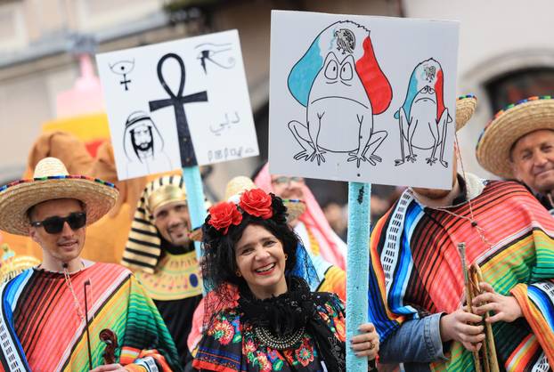 Velika povorka maskiranih grupa na 200. Samoborskom fašniku