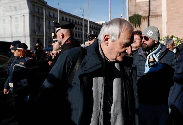 Funeral for former AC Milan and Bologna manager Sinisa Mihajlovic in Rome