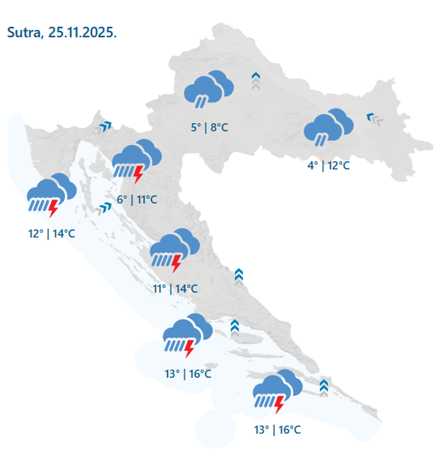 Stiže novo pogoršanje i snijeg, ali i kiša, mogla bi se smrzavati