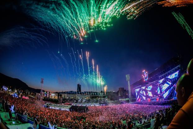 Split: Vatromet druge ve&ccaron;eri Ultra Europe Festivala