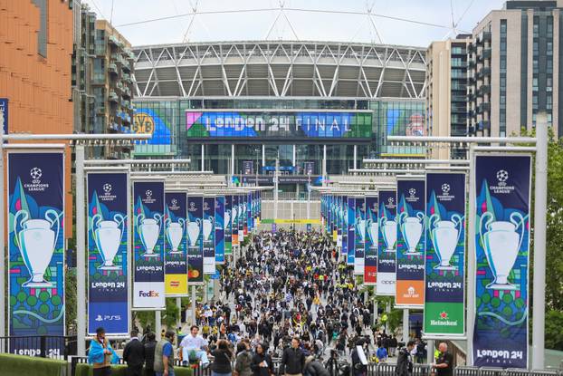 Atmosfera u Londonu uoči finala UEFA Lige prvaka između Real Madrida i Borussie Dortmund