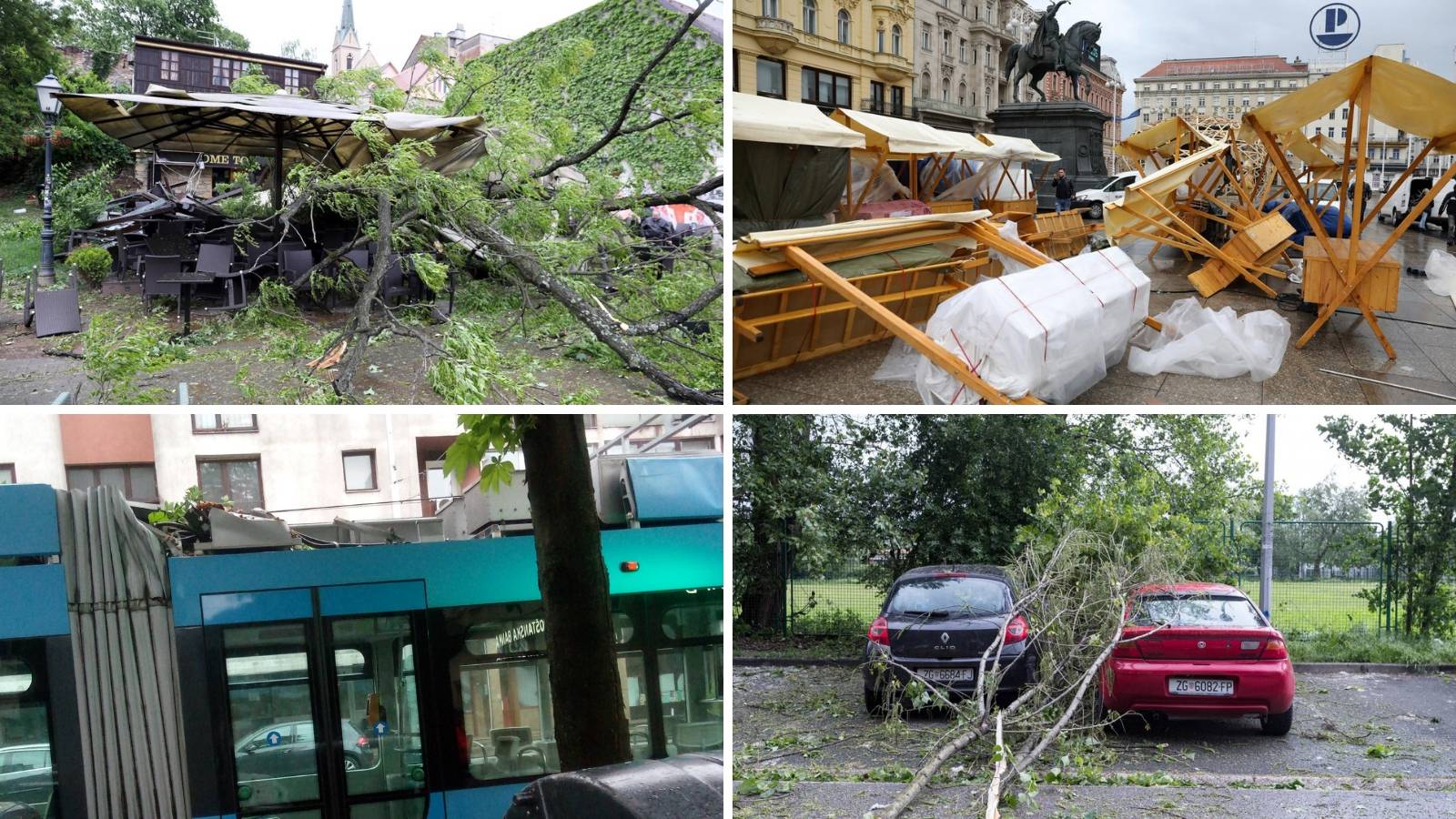 Vjetar odnio krov, pao dimnjak i klima uređaji: 'Tu je grunulo!'