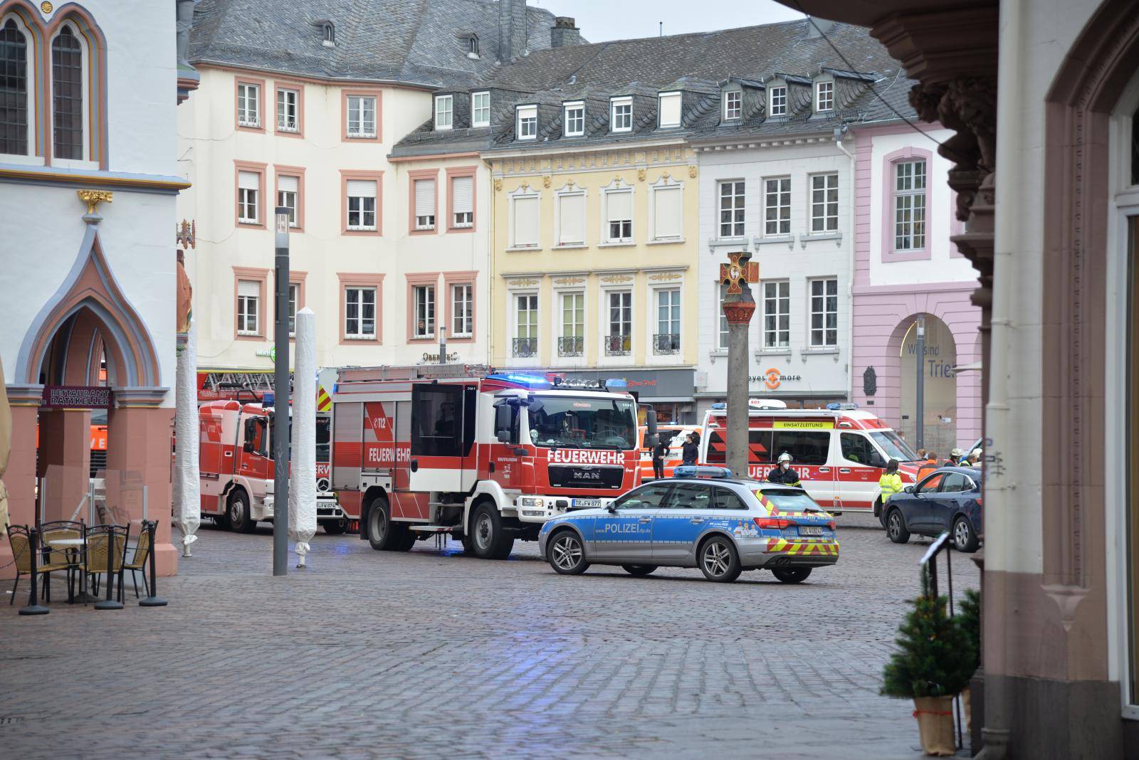 Car detects pedestrians in Trier
