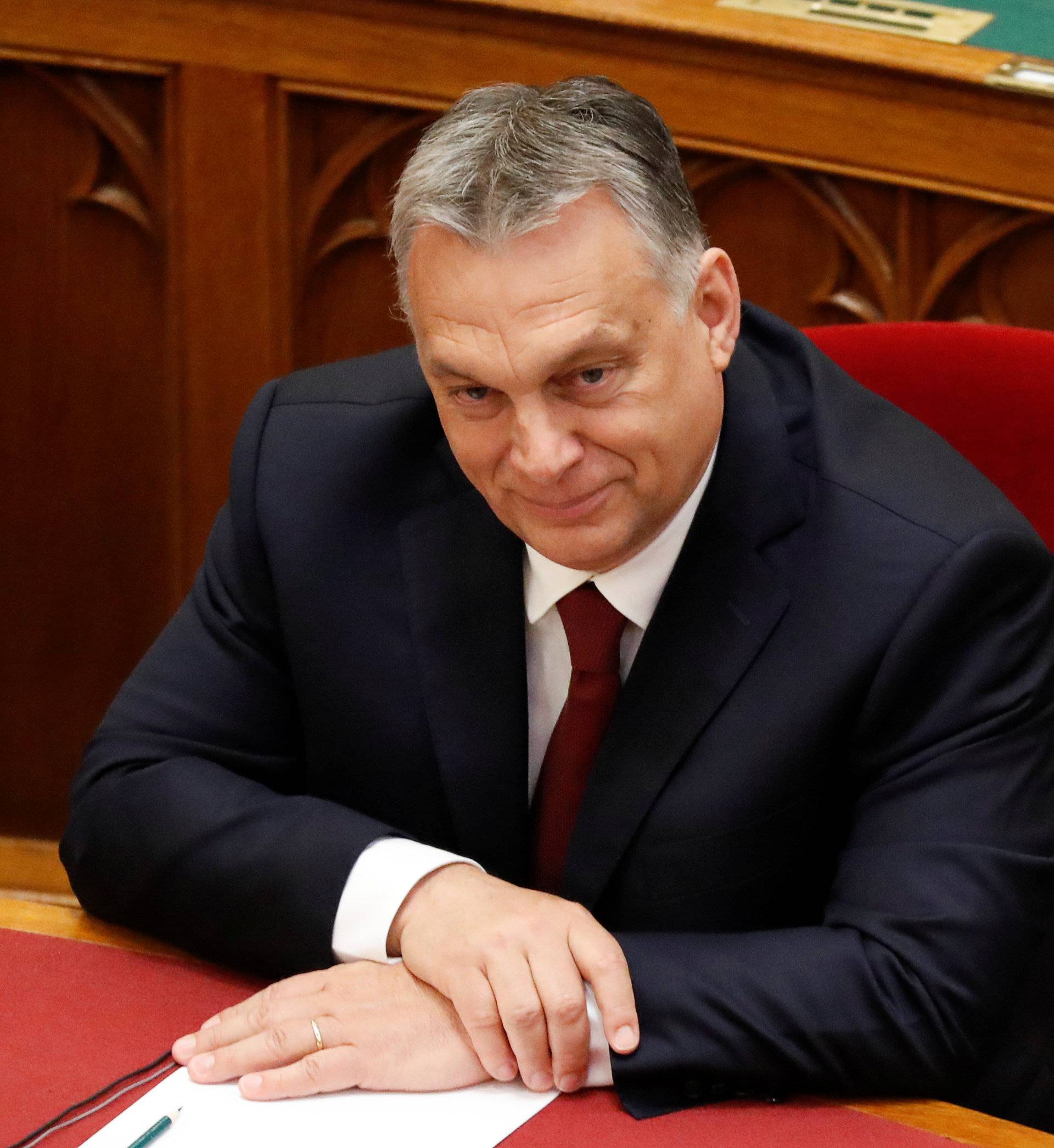 Hungarian Prime Minister Orban attends the opening session after  election in Budapest