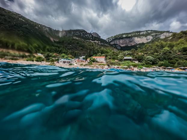 Uvala Pupnatska Luka na otoku Korčuli