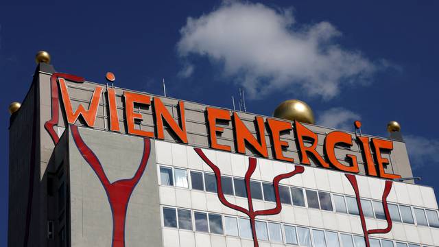 FILE PHOTO: A view shows Wien Energie office building in Vienna
