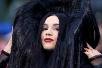 Eurovision Song Contest's 'Turquoise Carpet' event in Vienna