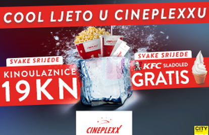 Cool ljeto u Cineplexxu uz gratis sladoled
