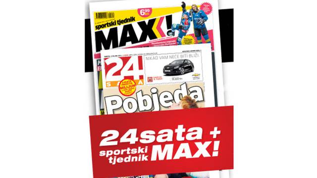 I ove subote potražite super sportski paket 24sata i MAX-a!